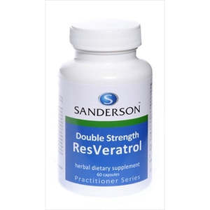Sanderson: Sanderson Double Strength Resveratrol 450mg 60 Vcaps