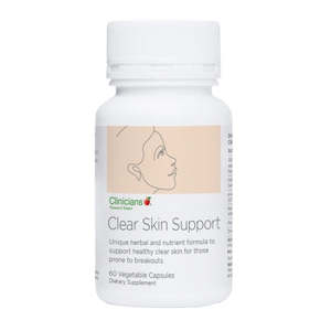 Clinicians: Clinicians Clear Skin Support 60 VegeCaps