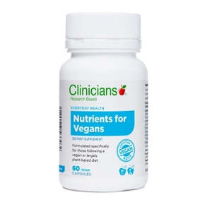 Clinicians: Clinicians Nutrients for Vegans 60 VegeCaps