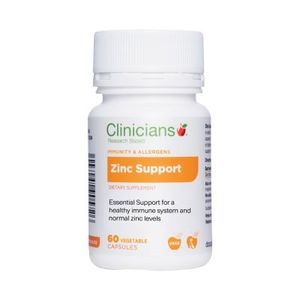 Clinicians: Clinicians Zinc Support 60 VegeCaps