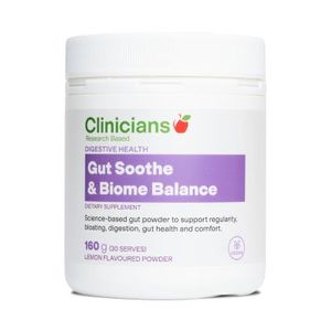 Clinicians: Clinicians Gut Soothe & Biome Balance Powder 160g