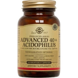 Solgar: Solgar Advanced 40+ Acidophilus 60 VegeCapsules