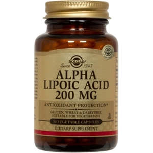 Solgar: Solgar Alpha Lipoic Acid 200mg 50 VegeCapsules