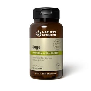 Natures Sunshine Sage 100 Capsules