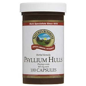 Natures Sunshine Psyllium Hulls Capsules 100 Capsules