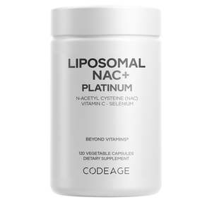 Best Selling: Codeage Liposomal NAC+ Platinum 120 Capsules