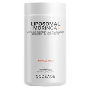Codeage Liposomal Moringa+ 180 Capsules
