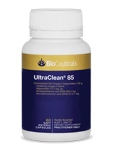 Bioceuticals: Bioceuticals UltraClean 85 Advanced Strength EPA/DHA 120 Caps