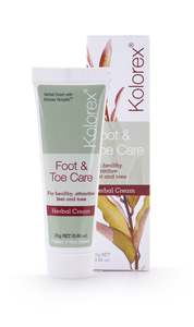 Kolorex Foot & Toe Care Herbal Cream 25g – Horopito Natural Antifungal Cream f&hellip;