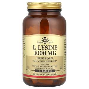Solgar: Solgar L-Lysine 1000mg 100 VegeTablets