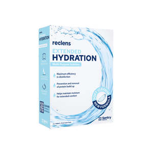 Reclens Extended Hydration Multi-Purpose Disinfection Solution (MPDS) 2 x 100ml