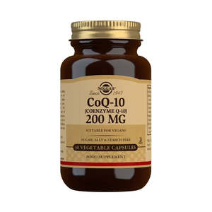Solgar CoQ-10 200mg 30 Veg Capsules – Cellular Energy & Heart Health Support