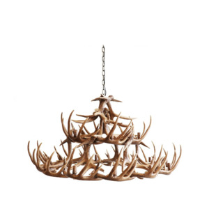 Antler Chandelier Large – Natural