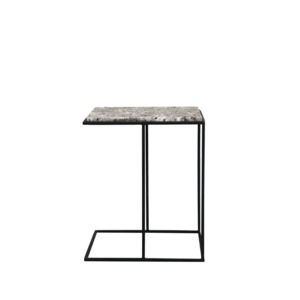 Dion Marble Side Table – Alaska