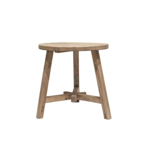Bedside Tables: Parq Round Tall End Table