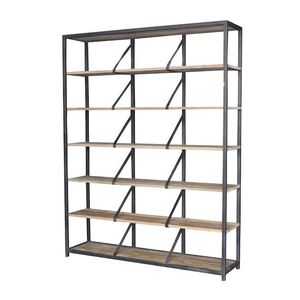 Abbey Industrial Wood and Iron Shelf