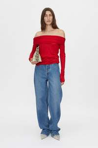 Marjorie Top | Ruby Red