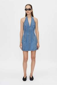 Cascadia Denim Dress Mini | Classic Blue