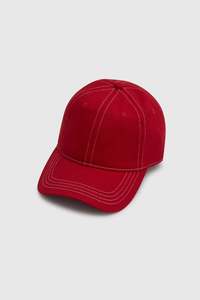 August Cap | Ruby Red