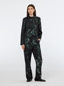 Scotch Soda: Floral Jacquard Cropped Blazer | Nieuw Blossom Print