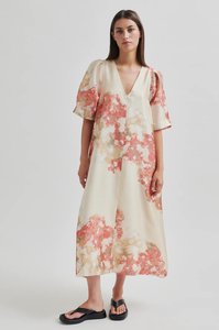 Second Female: Lugana Maxi Dress | Spiced Coral