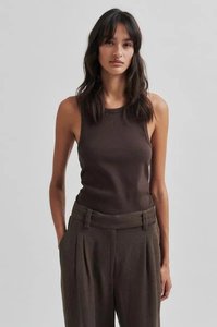 Gelina Tank Top | Chocolate Brown