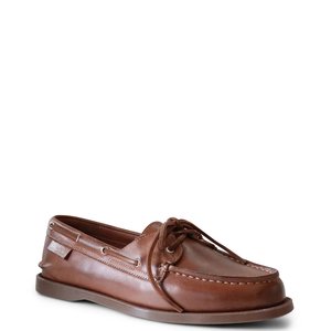 Kathryn Wilson: Kokomo Deck Shoe | Chocolate Calf