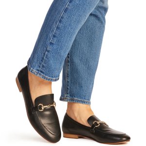 Leila Loafer | Black Calf