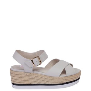 Sally Sandal | Stone Calf