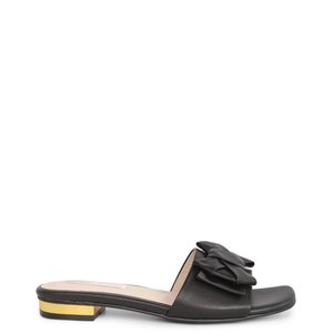 Etta Slide | Black Calf