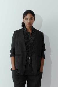 New Lands: Sherlock Blazer | Black Stripe