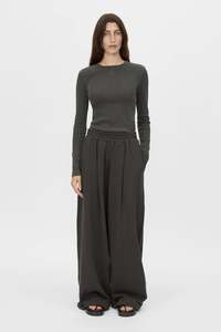 Sale Camilla Marc: Abel Long Sleeve Top | Chicago Grey