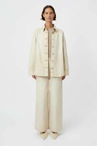 Dalton Denim Shirt | Almond