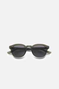 Sunglasses: Suede | Transparent Green