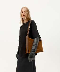 Handbags And Wallets: Mr Midimese | Gingerbread Suede