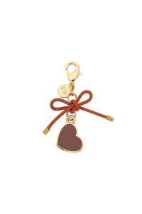 Heart Charm | Gold Brown