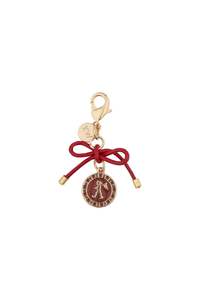In Stock Items Only: Sailor Girl Charm | Gold Red