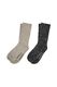 Glitter Socks 2 Pack | Natural Silver/Black Silver
