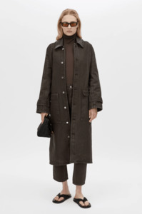 Camilla Marc: Enzo Denim Coat | Espresso