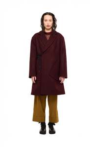 After-Party Coat | Bordeaux