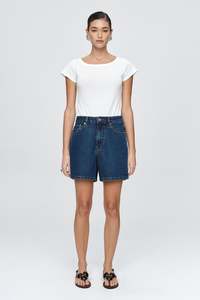 Classic Jean Short | Classic Blue