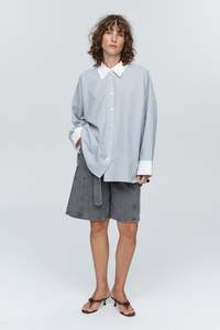 Sale Marle: Edie Shirt | Bleu Stripe