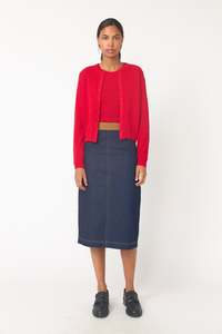 Sale Juliette Hogan: Parquet Cardigan | Red