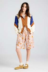 Sale Trial: Long Maple Shorts | Pink Multi