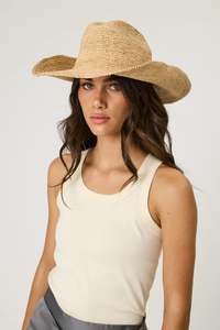 Hats: Sara Hat | Natural Raffia