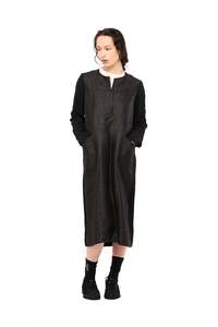 Office Dress Shiny Texture | Black