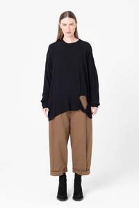 Tangle Sweater | Black Sheer