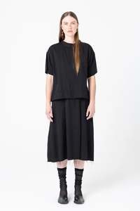 Extension Dress | Black Twill