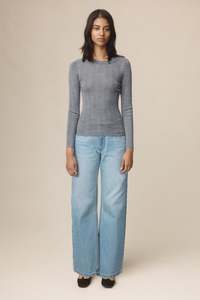 Ana Top | Soft Charcoal
