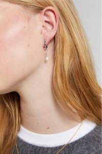 Monogram Key Earrings | Stirling Silver